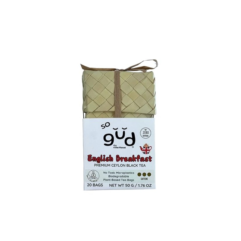 so gud English Breakfast Ceylon Black Plastic-Free Tea Bags |