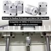 Saipor Pack of 5 Flexible Couplings, Aluminium Alloy Flexible Coupling