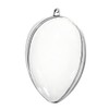 1 Acrylic Egg 16 cm Transparent Separable with Hanging Eyelet