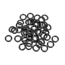 uxcell Nitrile Rubber O-Rings 8mm OD 5mm ID 1.5mm Width, Metric Sealing Gasket for Automotive Machine Plumbing, Pack of 50