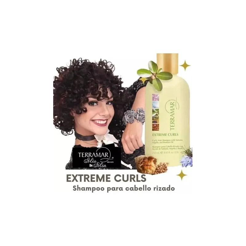 Terramar Shampoo Para Cabello Rizado Extreme Curls 250 Ml