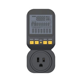 Electricity Usage Monitor by Spartan Power Energy Watt Meter with 15A Outlet, 1800 Watt Maximum SP-PM120