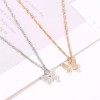 Unbranded Magical Butterfly Pendant On Chain Silver Necklace
