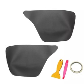 YUNHECAM Center Console Cover Door Panel Armrest Trim Replacement Microfiber Leather for Toyota Tacoma 2005-2015 Car Arm Rest Cover Replace Anti-Scratch Black
