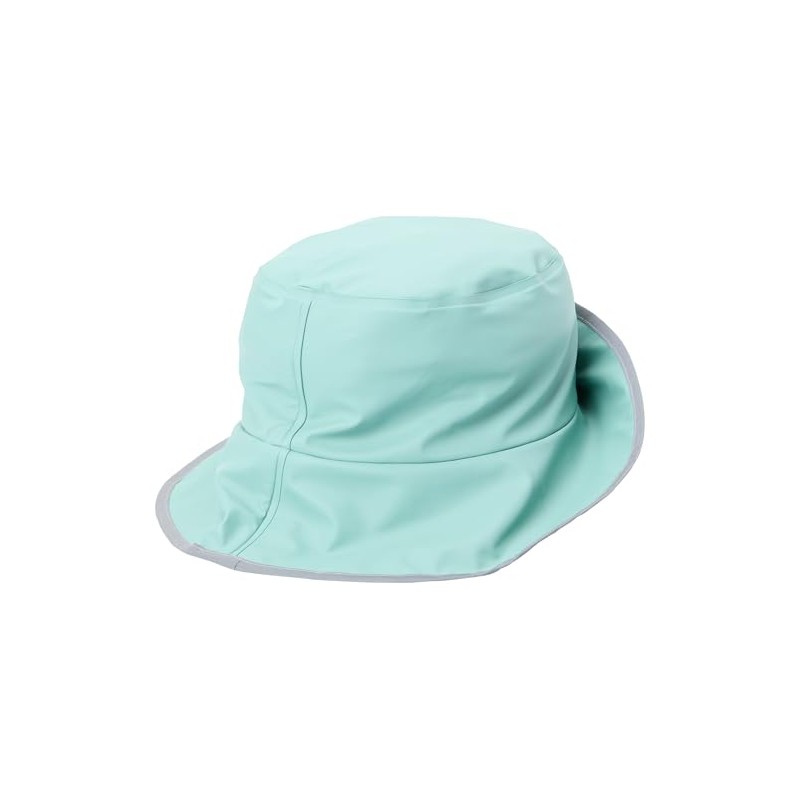 Playshoes Unisex Children's Rain Hat Waterproof Rain Hat, Green Fleece