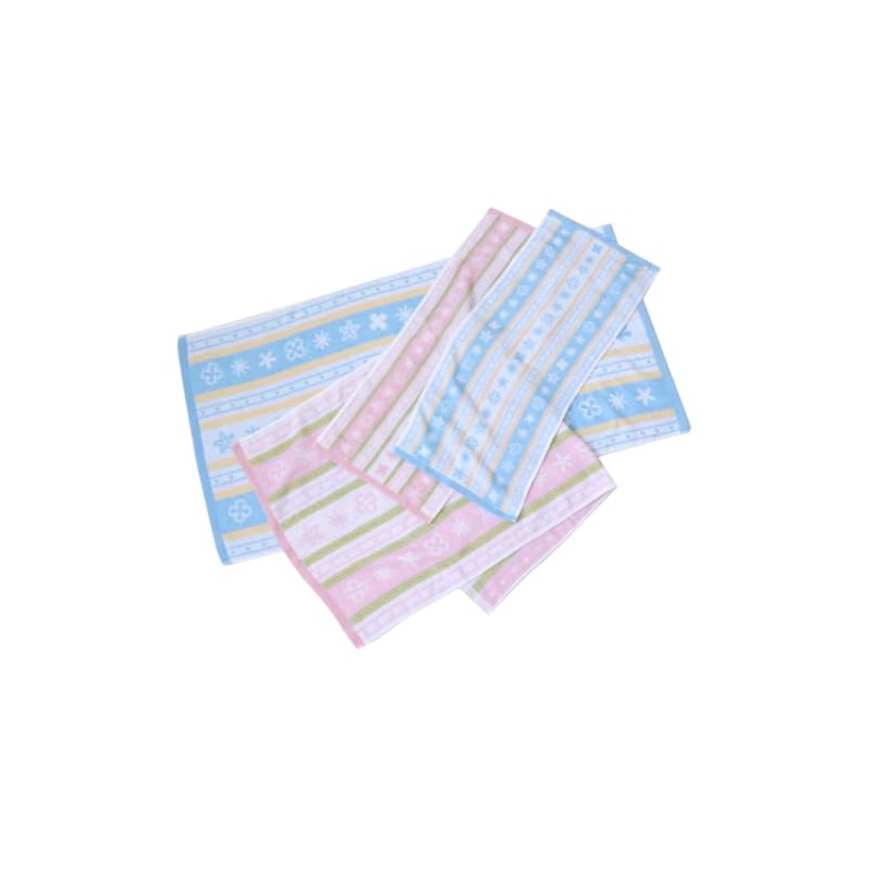 [No-twist Jacquard (Scarlet)] Face Towel, Pink
