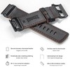 Soft Horween Leather Watch Band Compatible With Garmin, Strap For