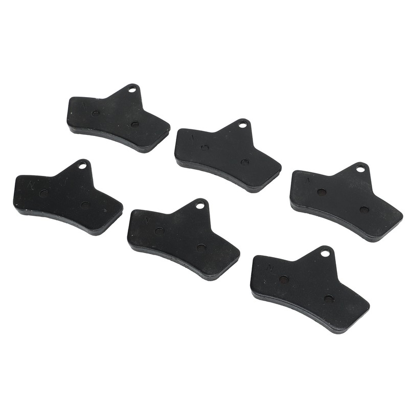 6PCS Brake Pads Low Noise Aging Resistant Consistent Braking Replacement