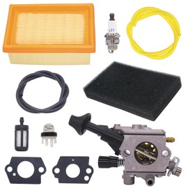 NIMTEK BR430 Carburetor with Air Filter for Sthil BR350 BR430Z SR430 SR450 Backpack Blower Zama C1Q-S210 Carb Replace 4229 129 0901