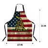 Xuwenz Don't Tread On Me American Us Flag Retro Apron