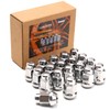 Gaemi M14x2 Lug Nuts,20 PCS Chrome Closed End Bulge Acorn