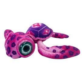 Numyawl Sea Turtle Stuffed Animal Plush Toy - 15.7" Big-Eyed Ocean Turtle Plushies, Soft Magenta Stuffed Tortoise - Perfect Sea Turtle Gift for Girls Turtle Lovers Boys Kids Birthday Gift