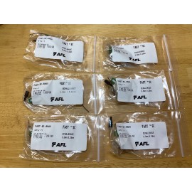 AFL FAST-SC-SMAU FastConnect SC APC Singlemode Fiber Optic Connectors (Lot Of 6)