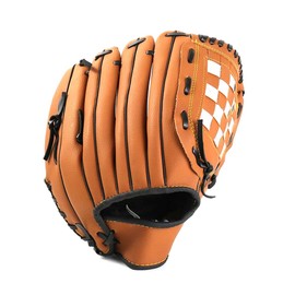 Baseball Glove,Softball Glove Outdoor Sports Teeball Practice Glove for Youth Baseball Exercise Training Glove(11.5in-Brown)