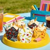 Whaline 180Pcs Back to School Tulip Cupcake Liners Muffin Baking