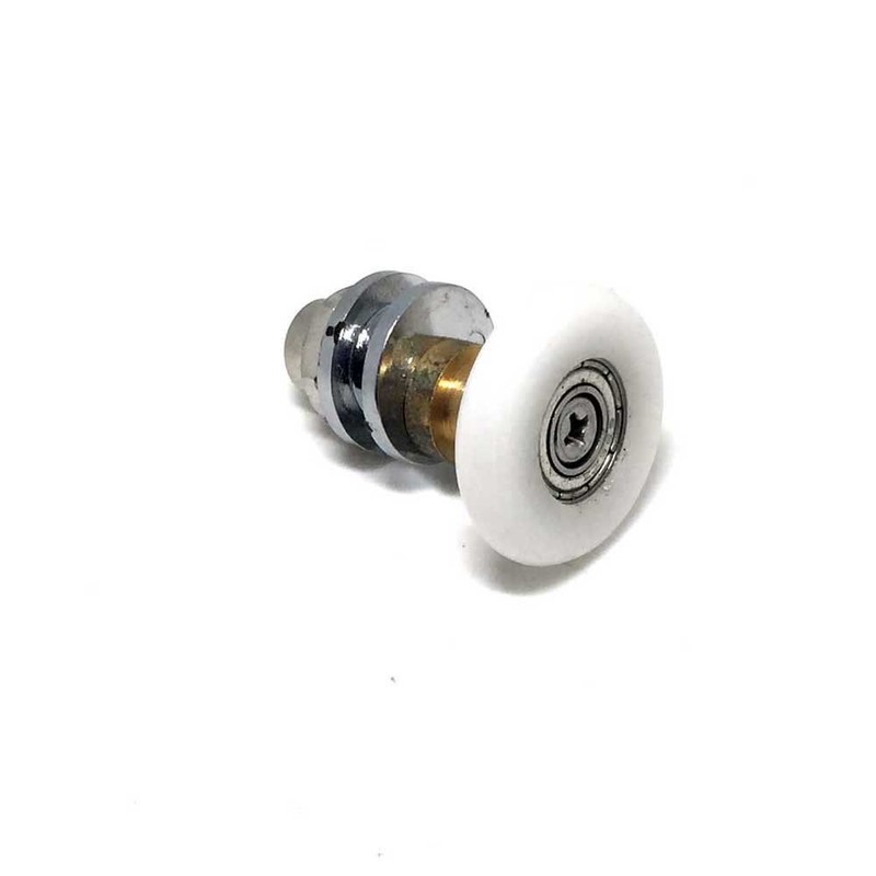 New Set of 8 Single Shower Door Rollers/Runners/Wheels/Pulleys/Guides 25mm Diameter
