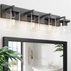 Danshinro Bathroom Vanity Light, Square Design 4 Lights Morden Bathroom