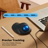 PORLEI Wired Trackball Mouse, Easy Index Finger Control, Ergonomic Comfort