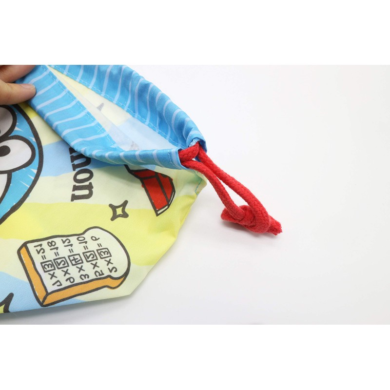 Marushin 2825002400 Lunch Bag, Gusseted Drawstring I'm Doraemon Gusseted Gusset,