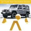 Bekantogy Car Trunk Door Inverted Letter A Sticker Compatible with
