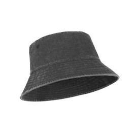 Zylioo Large Bucket Sun Hats,Washed Cotton Outdoor Hats for Big Heads,Portable Travel Beach Sun Hat for Men Women