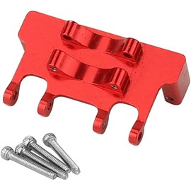 ZIJOT AX24 Servo Mount for Axial 1/24 XC-1 AXI00003 RC Crawler Car Truck Model Aluminum Upgrade Parts (Red)