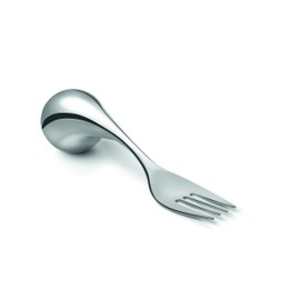 Amefa Fork Dessert Fork 18/10 Stainless Steel with Knob Ergonomic Function, Innovative Integrale 1101ITG