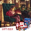 MAGICLULU 6pcs Matryoshka santa nesting dolls Christmas russian dolls animal