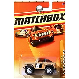 Matchbox 2010 '72 Ford Bronco 4x4 #90 TAN Desert Endurance