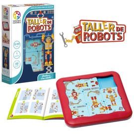 SmartGames - Robot Workshop | Board Games for Children from 8 Years | Children's Games | Children's Puzzle | Board Game | Educational Games 8 Years