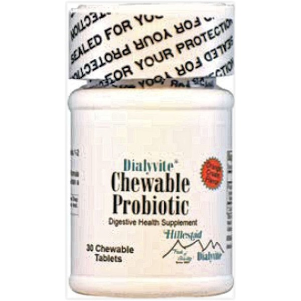 Dialyvite - Chewable Probiotic - 30 Tablets