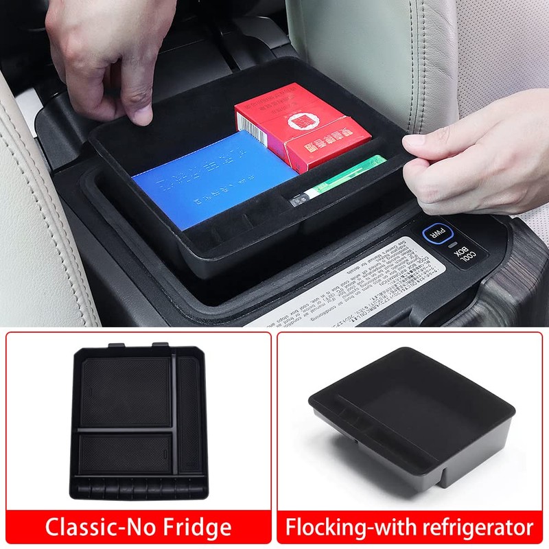 LaIIker Armrest Box Partition Storage Box Bracket for Lexus GX460