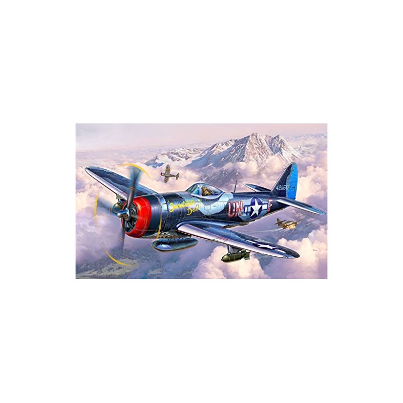 Revell P-47 M Thunderbolt 1:72 Assembly Kit Fixed-Wing Aircraft 1:72,