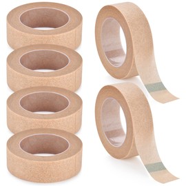 6 Rolls Nose Tape for Rhinoplasty Shaping, Micropore Tape, Paper Tape Medical Sensitive Skin, Flexible Surgical Bandages, First Aid Bandages for Wound Injuries Swelling (0.5 in x 10 yds)