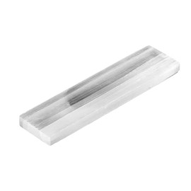 NKlaus Selenite Charging Plate 15.5 x 4 cm - Perfect for Cleaning & Charging Gemstones, Crystals & Jewellery - Spiritual Moon Energy