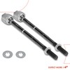 A-Premium 2 x Front Inner Tie Rod Ends, Compatible with
