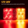 Unbranded 2x 12-30V 10LED Trailer Tail Light Rear Stop Brake