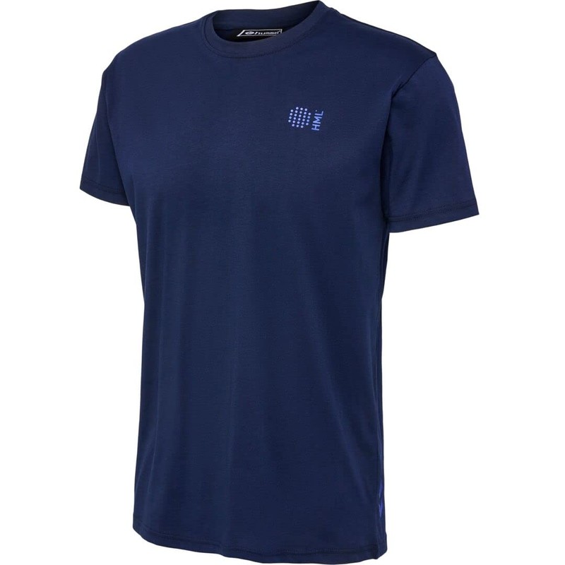hummel Court Cotton T-Shirt S/S, Navy, S