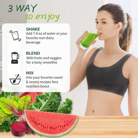 Newrish Nutrition Greens & Superfoods Powder-Supports Digestion, Bloating Relief, Gut Health & Energy, Probiotics& Antioxidants/greens powder