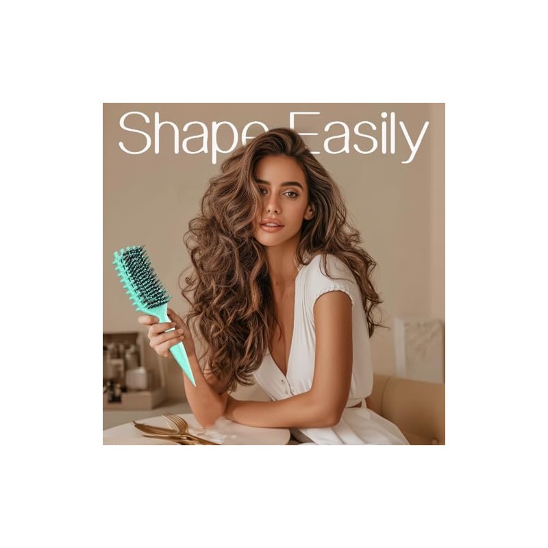 Cepillo para Cabello Rizado, 2025 Cepillo Definidor de Rizos Cepillo