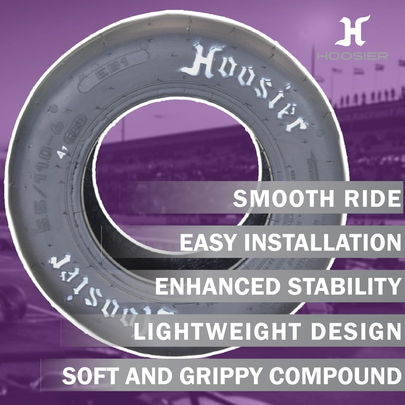Hoosier 5.5/11.0-6 Slick Tire (12550EB1) for Electric One Wheel Hoverboards,