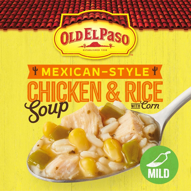 Old El Paso Mexican-Style Chicken and Rice With Corn Soup,