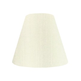 Lamp-shade K-20100 Catch-Type Replacement Lampshade Shantung Cream Diameter 7.9 inches (20 cm)