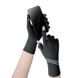 YJZQ Damen Weiche Sommerhandschuhe UV Schutz Handschuhe Atmungsaktive Touchscreen Handschuhe rutschfeste Reithandschuhe Bequeme Sporthandschuhe für Radfahren, Golf, Reisen