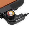 MegaChef Electric Grill with Copper Non-Stick Coating, Adjustable Temperature Control