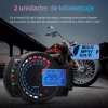 tkspeed Velocímetro Odómetro Lcd Digital Para Motocicleta