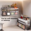 ANQIA Kitchen Spice Rack Wall Mount Hanging Seasoning Box Over
