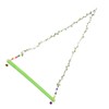 Chicken Parrot Large Bird Pet Swing Green Hanging Wooden Toy