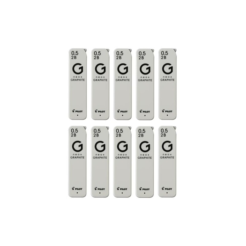 PILOT 10HRFG052B Sharp Refills Neox Graphite 0.5mm 2B 10pcs