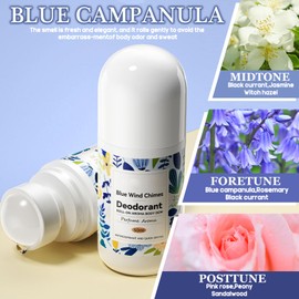Deo Gegen Schwitzen,Deo Roll-on,Intensiver Deoroller,Deo Damen,Deo Herren,Deo für Kinder & Teens,Mini-Deodorants,Antitranspirant Roll On, Vegane Natürliche Inhaltsstoffe & Aluminiumsalzfrei (2x50 ml)